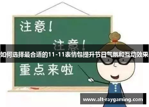 如何选择最合适的11-11表情包提升节日气氛和互动效果
